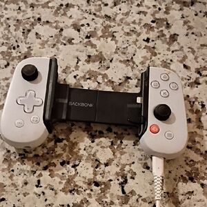 Sony Gray and Black Gaming Controller